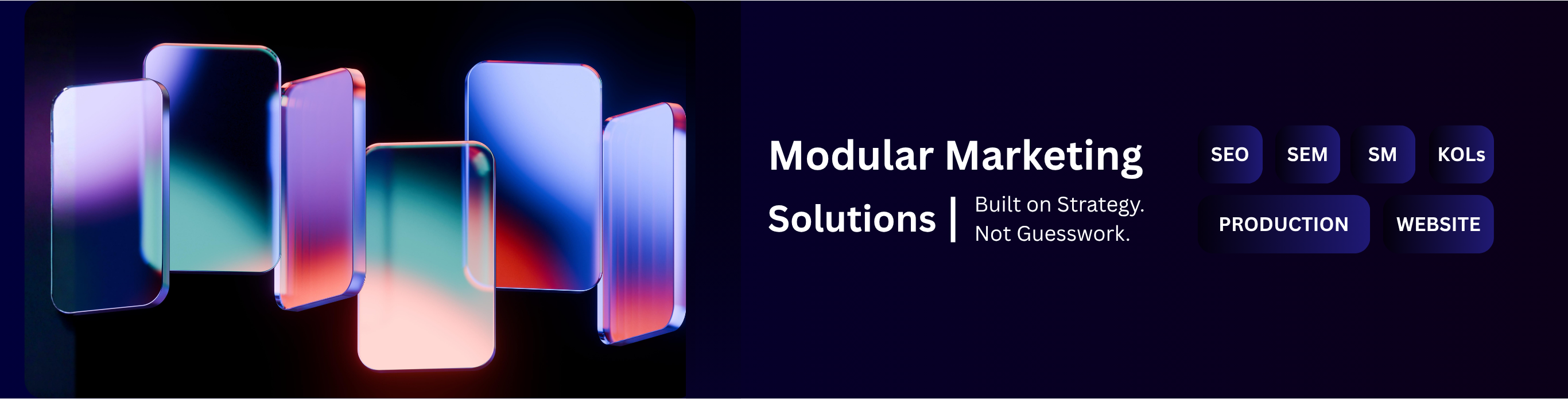 Prismatic modular marketing solutions